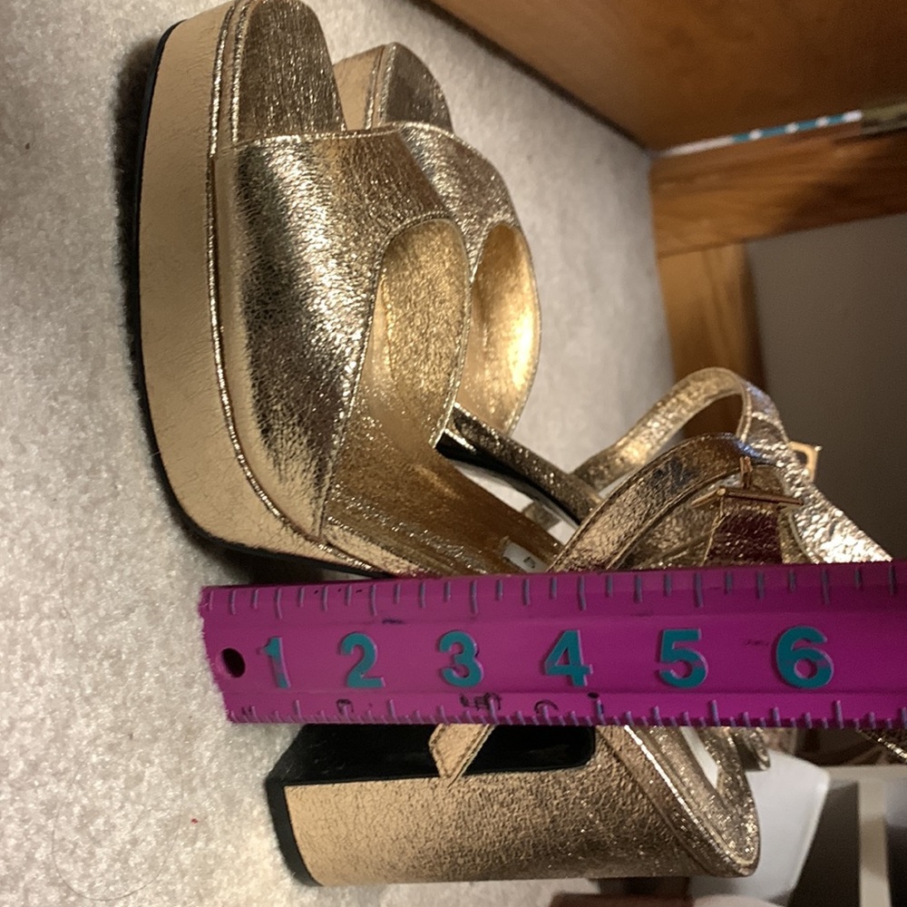 Zara feature distinct gold-tone metal eyelet shoes main image 1